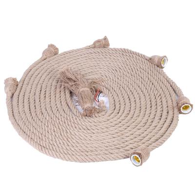 3m 6 Köpfe E27 85-265V Retro Vintage Pendelleuchte Hanfseil Decke Filament Leuchte