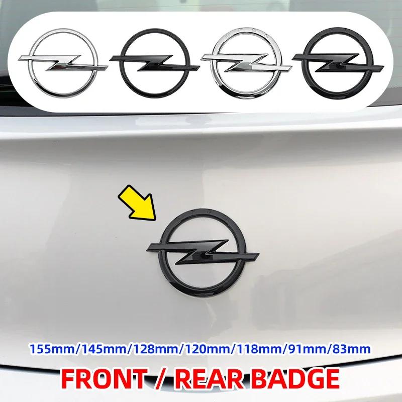 83/91/118/120/128/145/155mm for Opel Astra Insignia Corsa Zafira Car Front Grille Hood Bonnet Emblem Rear Trunk Badge Sticker
