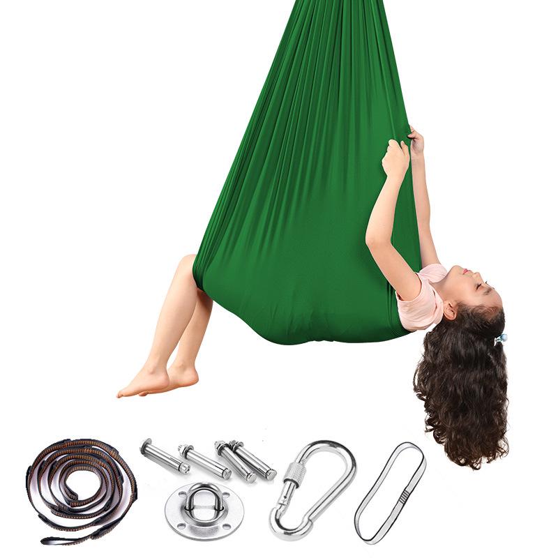 Adjustable Indoor/Outdoor Sensory Swing for Kids & Adults - 280x100cm