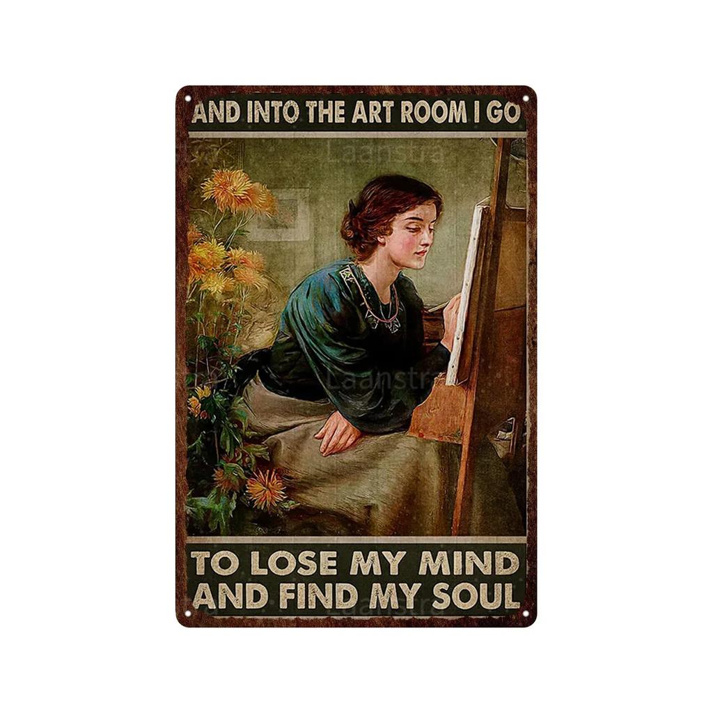 Vintage Posters Metal Plate Wall Decor Art Tin Signs Painting Shabby Plaque for Man Cave Bar Club Decoration Artwork