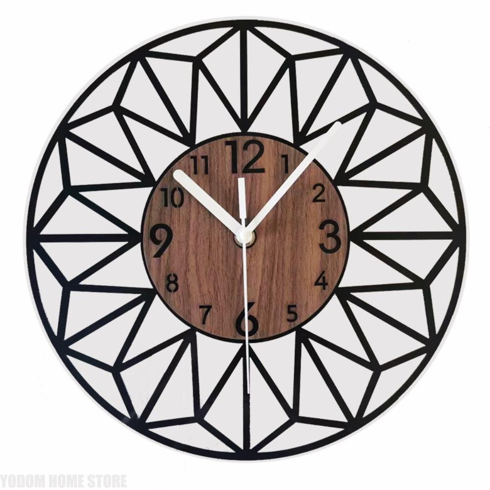 Modern Minimalist Decorative Wall Clock Silent Acrylic Material Minimalist Personality Atmospheric Art Quartz Clock