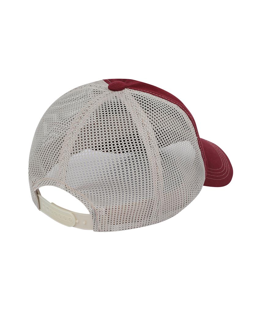BAUF Piece Big Logo Mesh Ball Cap [Burgundy]