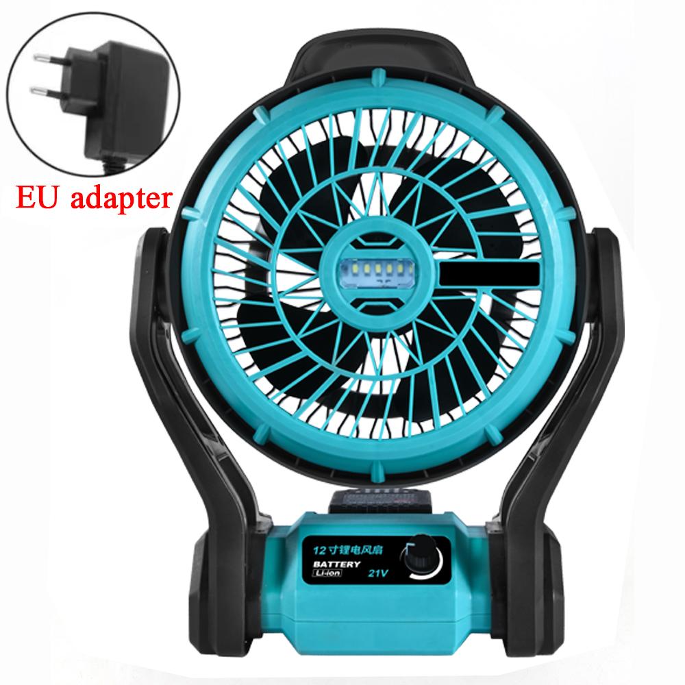 

Портативный вентилятор с литиевой батареей, вентилятор для освещения для кемпинга на открытом воздухе, настольный вентилятор, вентилятор для стола для литий-ионной батареи Makita 18V Lomvum Zhipu Hongsong