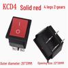 KCD4 Rocker Switch: 16A, 250V, 4/6 Pins, 2/3 Positions, with Lighted Reset Button