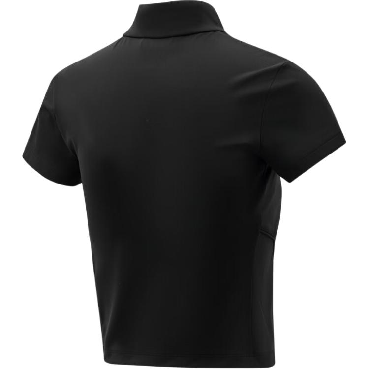 Adidas FOS T Shirts Women's Black Stand Collar Moderate Other KS2747