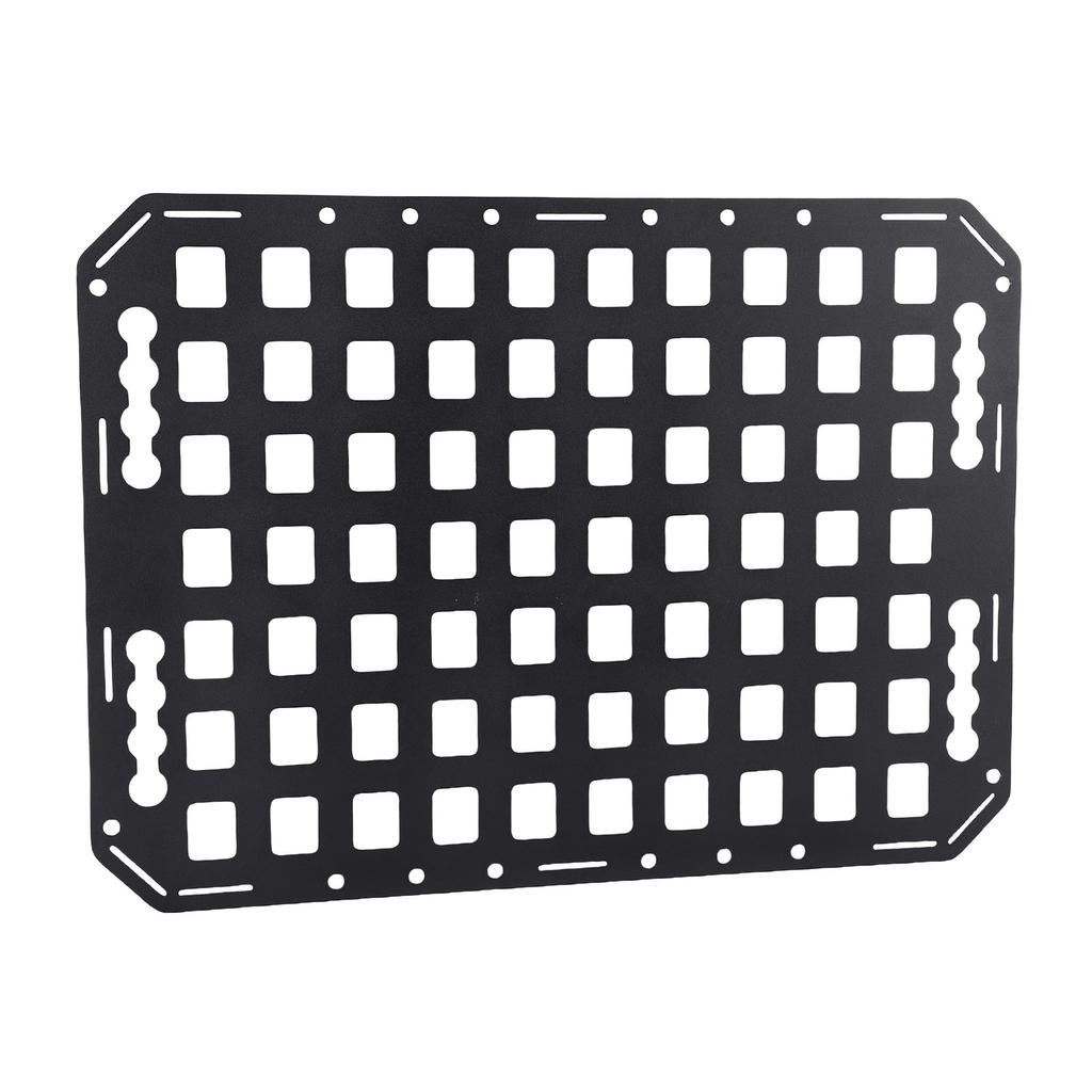 Truck Bed Molle Panel 533x390x2mm Multifunctional High Hardness Aluminum L Rail Mount Cargo Tool Storage Molle Panel