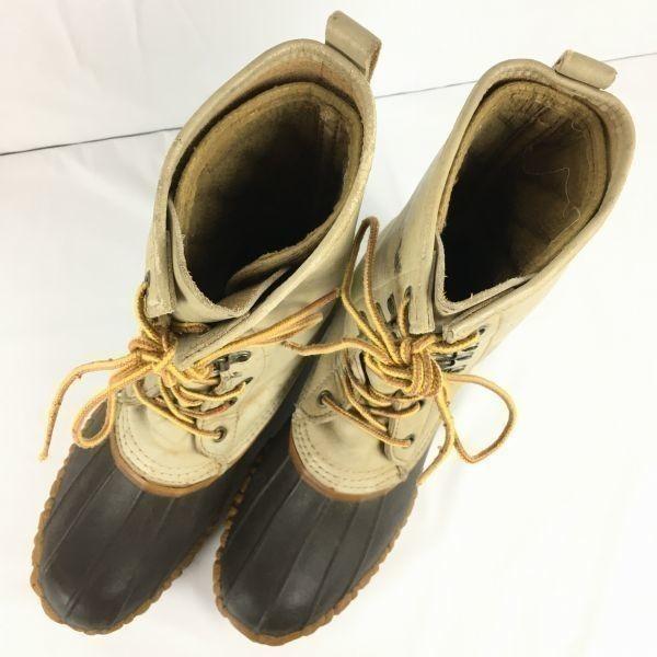 Vintage LACROSSE Vyrobeno v USA Velikost 24.5-25.0-25.5 Kožené Thinsulate Špičkové Sněhule Vložka Hnědá(POUŽITÝ)