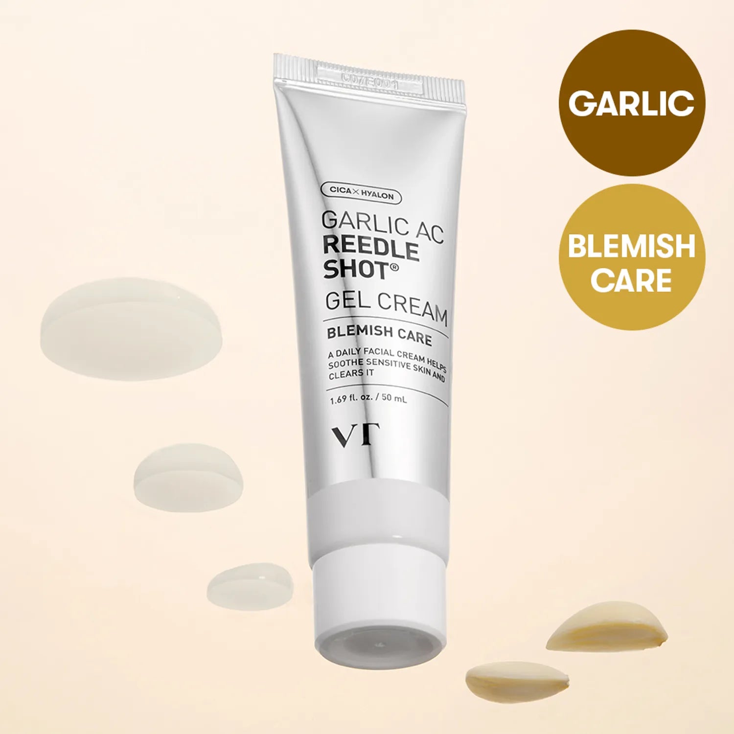 VT Garlic AC Reedle Shot Gel Cream 50ml 50ml