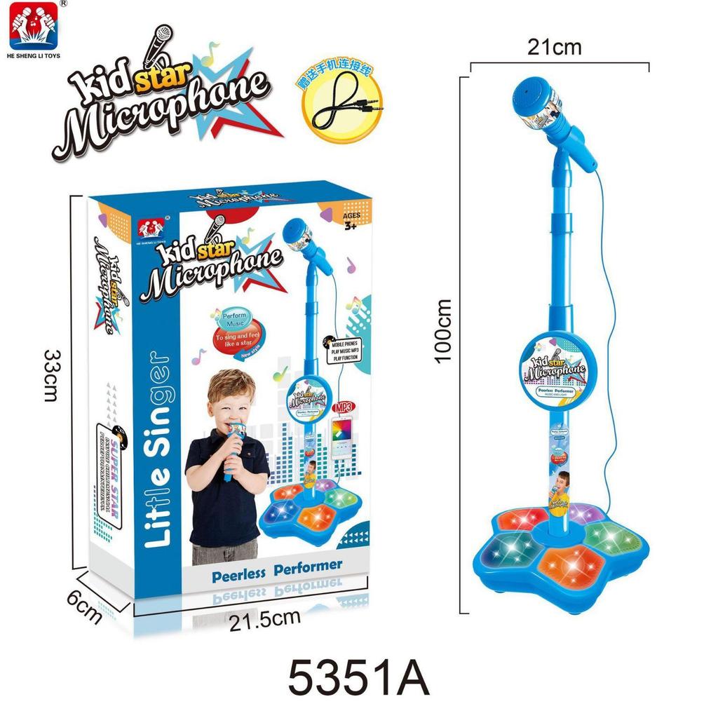 Cool Kids' Microphone Toy with 5 Lights – Interactive, Musical & Educational Play for Boys and Girls