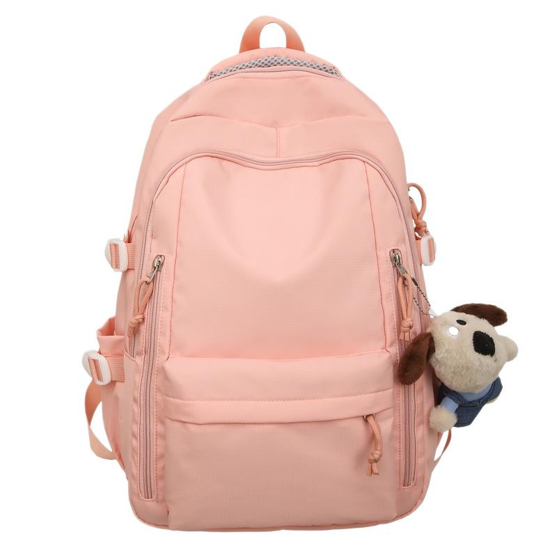Schoolbag Campus Style High School College Students High Value School Bag Simple Versatile Large Capacity Backpack Short Trip Backpack