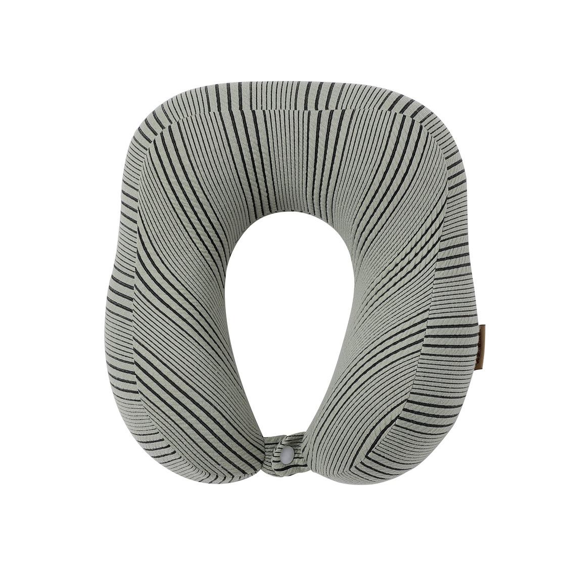 

Travel Aviation Pillow Office Lunch Break Neck Pillow Striped Dark Weave Knitted Fleece