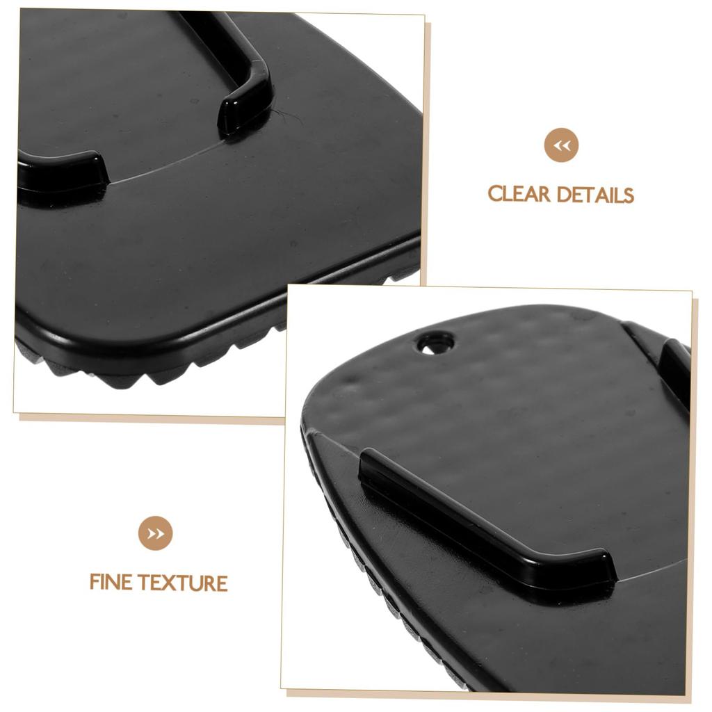VINTORKY 5pcs Motorcycle Side Stand Pad Kickstand Cushion Corrosion Resistant Easy Install Motorcycle Stand
