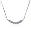 Sterling Moissanite Necklace Women 7-Stone Smiling Chain Delicate Floral Design Daily Wear Elegant Jewelry