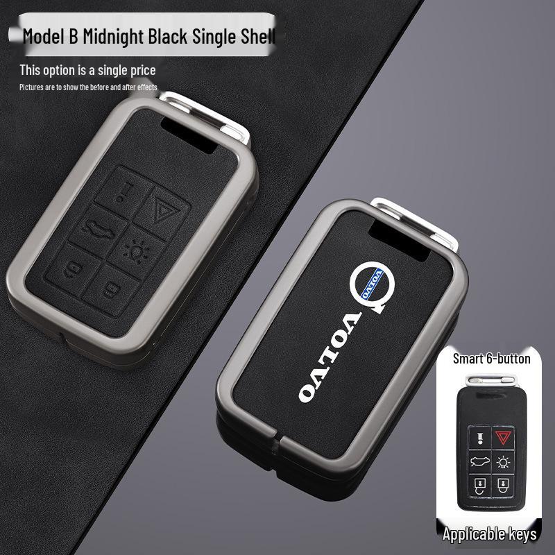 Volvo XC60/S60/V90/V60/S40/S80 Key Cover - Zinc Alloy Shell