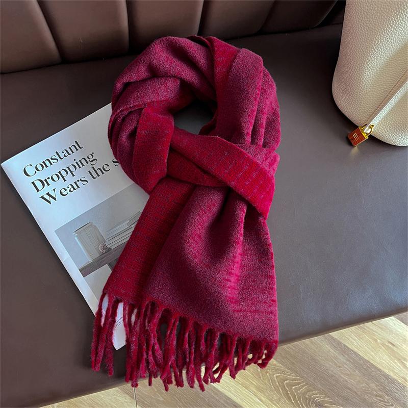 New Winter Shawl Scarves Wrap  Design Cashmere Scarf Women Warm Fashion Pashmina Femal Poncho Neckerchief Echarpe Bandana
