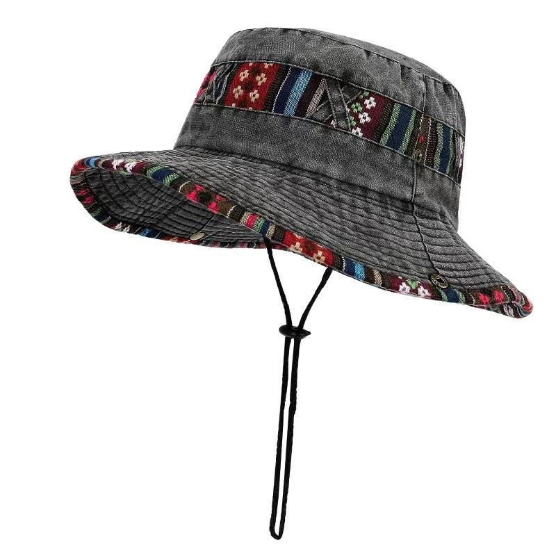 Fisherman Hat For Spring And Summer, Suitable For Outdoor Use Activities Like Hiking And Fishing Vintage-Style Vintage Washed