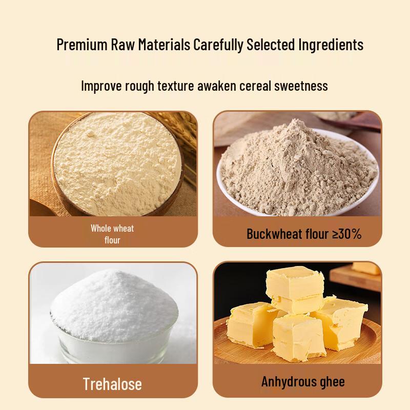 Baibaoku Sugar-Free Whole Wheat Buckwheat Bread