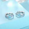 Japan and South Korea's new cute turtle earrings, micro-inlaid zircon oil drop jewelry, marine fresh chic jewelry
