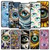 Fashion Eyelashes Eyes Phone Case Cover for Redmi 14C 10C Note 15 14 13 12 10 11 K40 Pro Plus 5G Soft TPU Shockproof Shell Capas