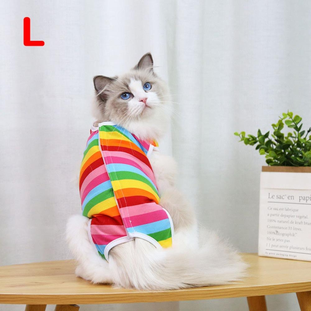 Print Pet Surgery Suit Anti-scratch Anti-licking Clothes Durable Weaning Suit