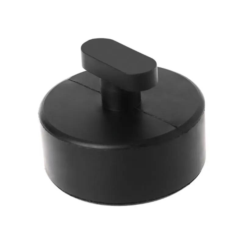 Car Reinforced Rubber Jacking Lift Pad For Secure Vehicle Elevations In Professional Repairs Compact Design Easy Storage