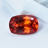 AA++ CERTIFIED 17.95 Ct Natural Orange Sapphire Cushion Cut Loose Gemstone
