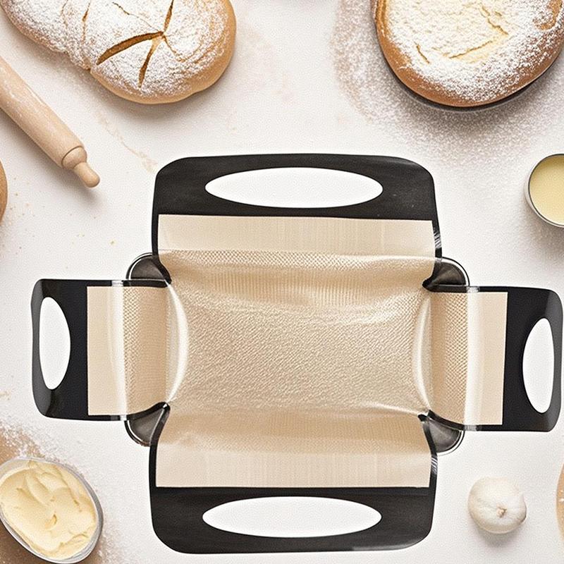 Reusable Silicone Bread Loaf Pan Liner, Food-Grade Silicone Bread Sling, Loaf Pan Lifters - Non-Stick & Easy Clean