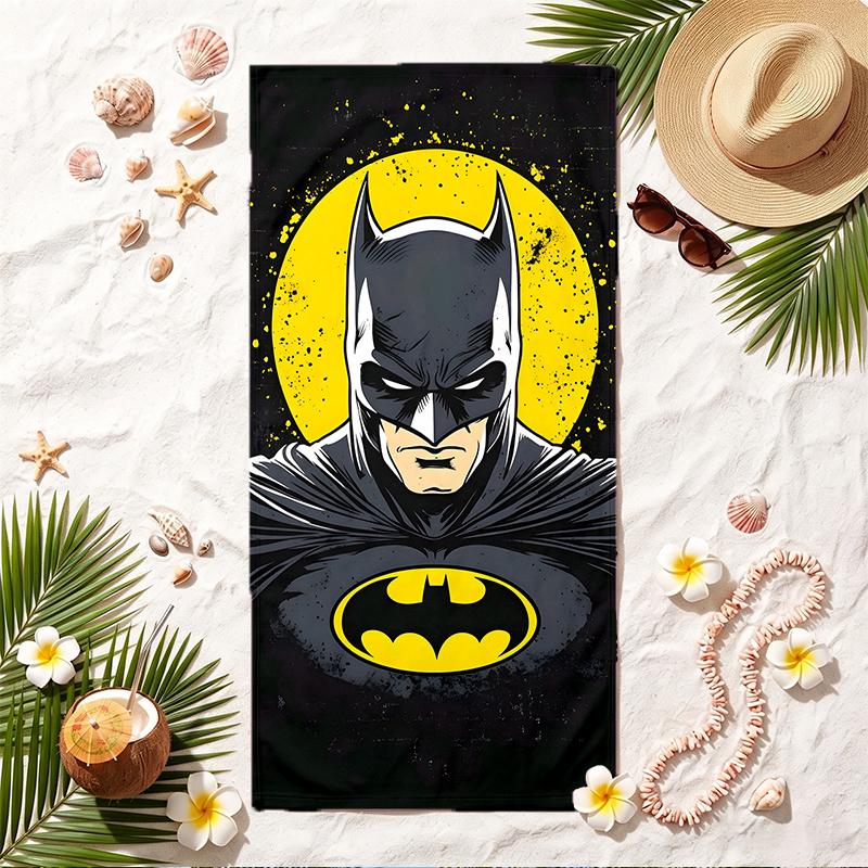 Batman Soft Beach Towel Stylish Beach Pool Towel for Summer Seaside Vacation Travel