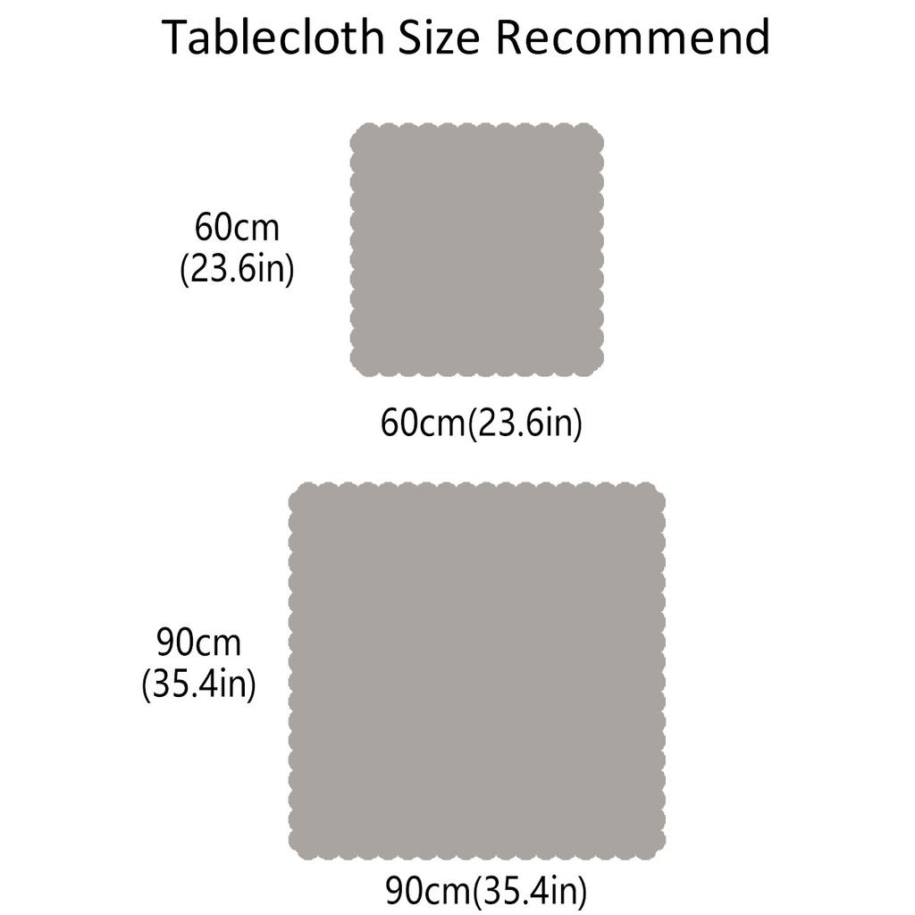 One Antique Embroidered Lace Tablecloth Solid Color Elegant Flower Cut Process Polyester Square Tablecloth100% Polyester