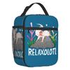 My Spirit Animal Is An Axolotl Lunch Box Multifunction Salamander Animal Cooler Thermal Food Insulated Lunch Bag Kids School