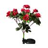 Solar Garden Lights Outdoor Decorative Solar Garden Lights with 7 Azalea  Flowers, LED Waterproof Solar Powered Garden Light