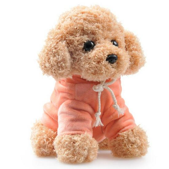 Curly Teddy Dog Plush Doll - Children's Birthday Gift Ragdoll Toy