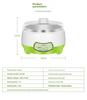 Intelligent Mini Yogurt Maker: Automatic Stainless Steel Liner for Home Use