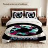 Gorillaz Personalized Custom Name 3‑Piece Bedding Set Soft Duvet Cover Set For Bedroom Home Decor