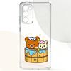 R-Relax K-kuma R-Rilakkuma Phone Case For Samsung Galaxy A,71,70,52,51,40,31,50,50S,30S,21S,12,10,Note20ultra Transparent Cover