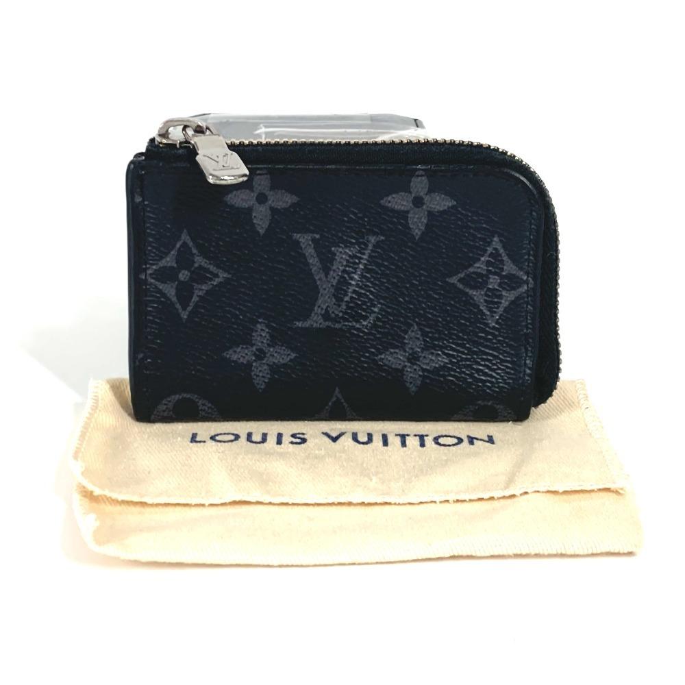 Louis Vuitton M63536 MonogramEclipse Portemone Jules Wallet Coin Case Coin Purse