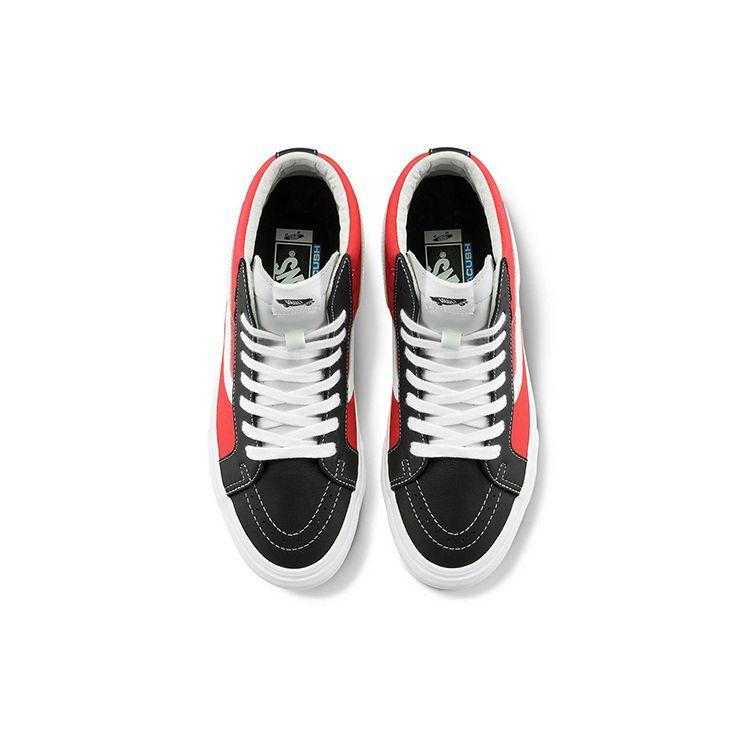 Vans Sk8-Hi Reissue VLT LX Black Orange Unisex Sneakers VN0A4BVHA0G