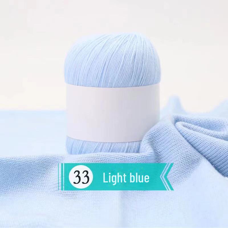 Hand-woven Cashmere Yarn - 3 Ply Soft Wool for Sweaters - Spot Processed Ball of Yarn