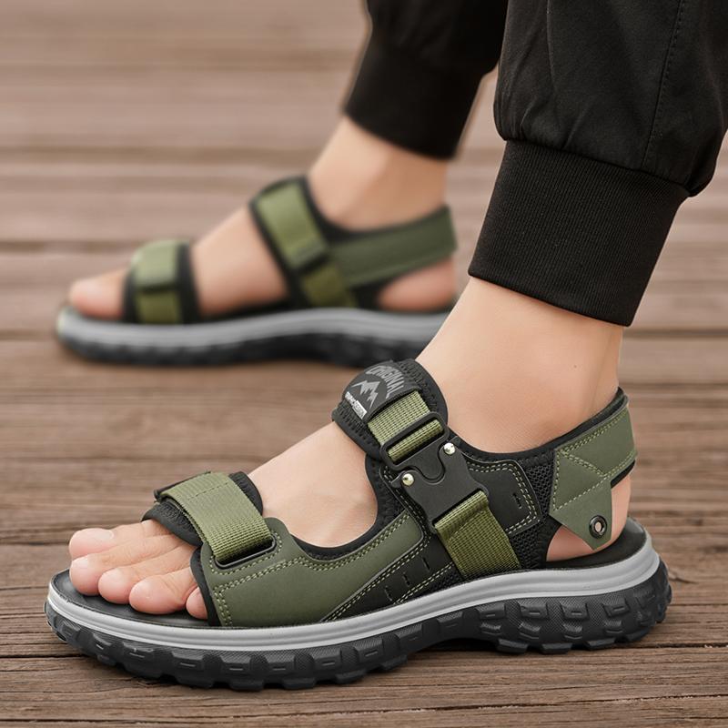Fashion CYYTL Mens Sandals Casual Shoes Summer Beach Outdoor Slippers Walking Slides Comfort Luxury Designer Leather Lightweight Fashion