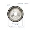 Golf Cart Parts Huanxin Shuttle Car 180 Brake Drum 6-Hole For Sightseeing Vehicle Golf Cart