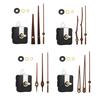 1 Set Clock Accessories Mute Repair Parts Decorative Quartz Clock Mechanism Movement Pointer Long Shaft DIY Kit for Home