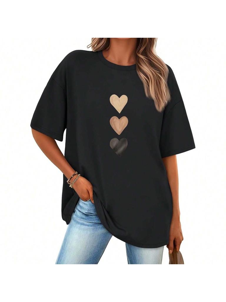 Queen Wounisex Graphic Tees Oversized Casual Tops Short Sleeve Loose Fit T Shirts Going Out Cute Summer Tops 2025