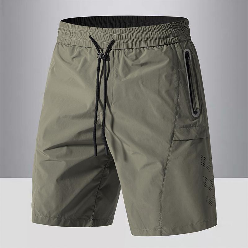 Summer Men's Workwear Shorts, Loose Straight Leg Casual Sports Shorts, Versatile Cropped Shorts
