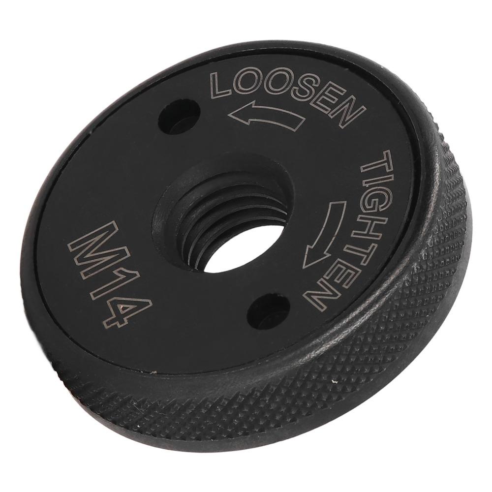 Black Self Locking Flange Nut M14 Thread Quick Release Flange Nut  Pressure Plate Part