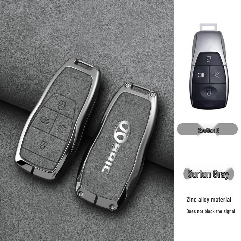 BAIC Key Case for Senova D50, D70, Zhixing X55, X65, U7 EX5 New Energy - Minimalist Design