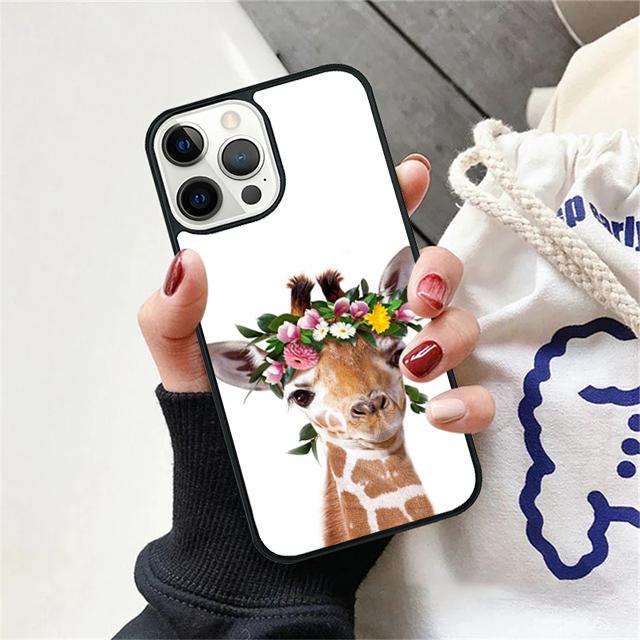 

Raccoon Fox Animal Flower Phone Case Cover For iPhone 17 Air 15 16 14 13 12 Pro Max 11 Pro Max Plus Coque Shell iPhone 14pro