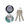 MIWA (Miwa Lock) PR Cylinder, LA Type, Key Replacement, MCY-204, LA/LAMA/DA Stainless Steel Hairline Color (ST), 33-41mm