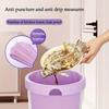 Portable Garbage Drawstring Bags for Home Use, Party Purple Trash Bag
