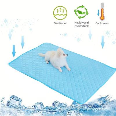 Cuscino per cani Tappetino di raffreddamento estivo per animali domestici e materassino per dormire Tappetino di raffreddamento impermeabile per animali domestici per cani gatti Conserva le forniture di raffreddamento Tappetino auto-raffreddante
