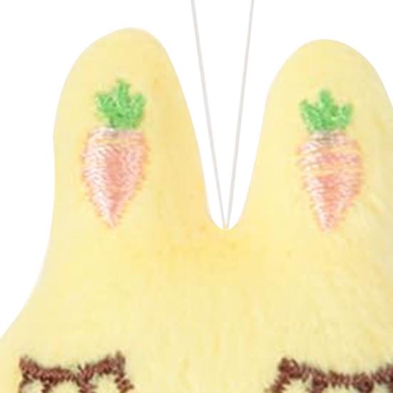 50Pcs Mini Stuffed Animals Keychain Claw Machine Toys Carnival Goodie Bags Easter Birthday Gifts for Kids